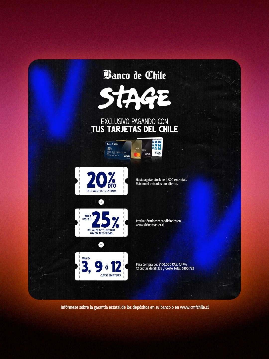 Robbie Williams @ Estadio Bicentenario de La Florida | Banco de Chile