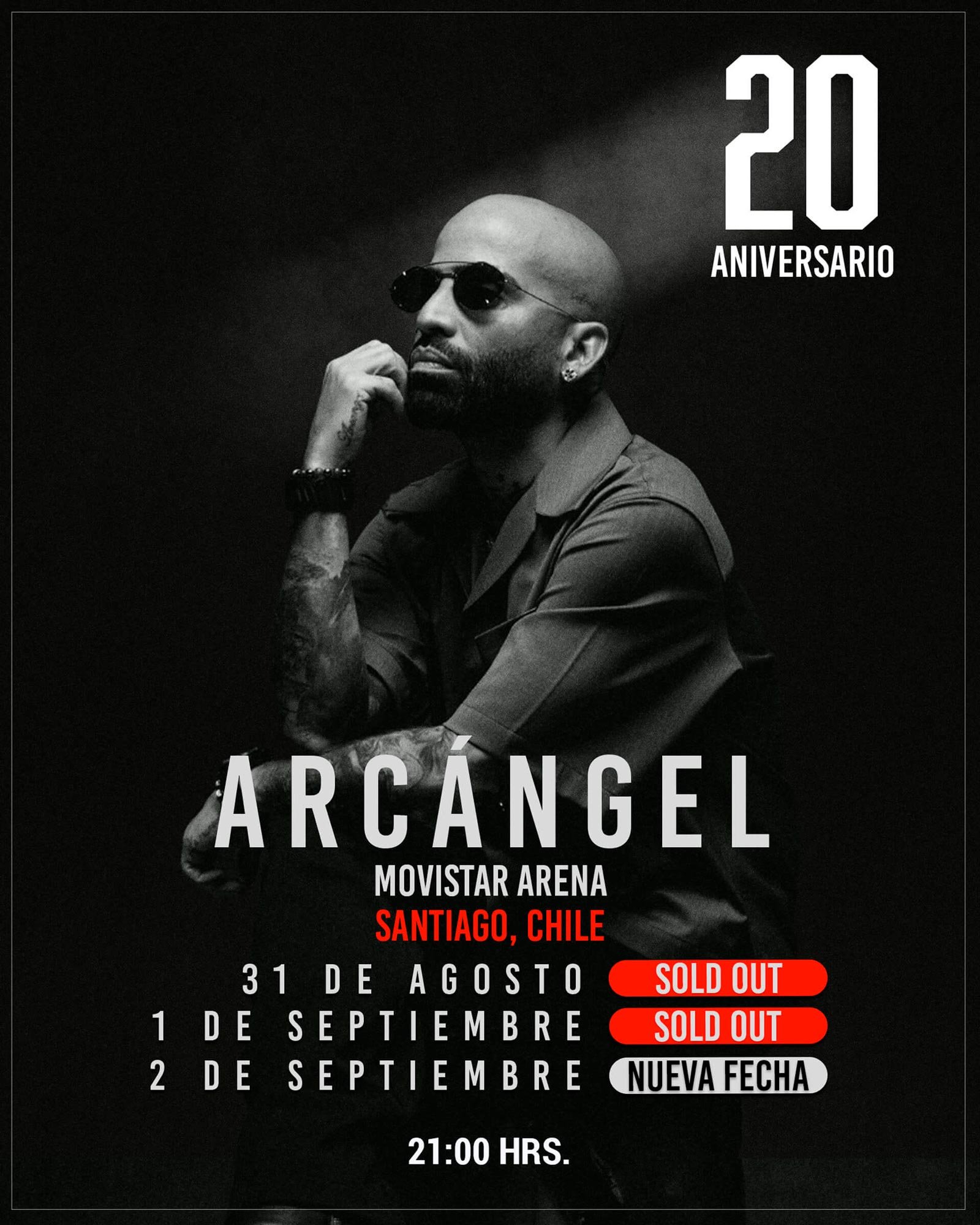 Arcángel @ Movistar Arena | Tercera Fecha | AFICHE