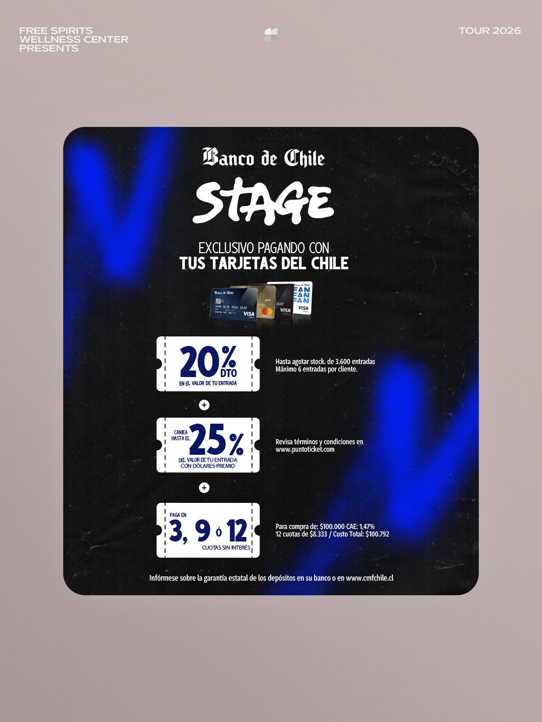 CA7RIEL y Paco Amoroso @ Movistar Arena | DESCUENTOS