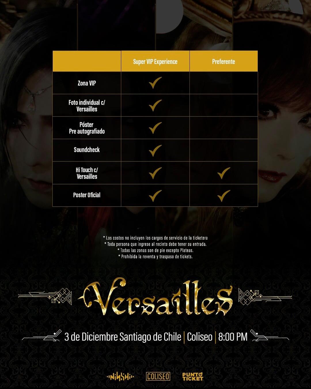 VERSAILLES | Beneficios