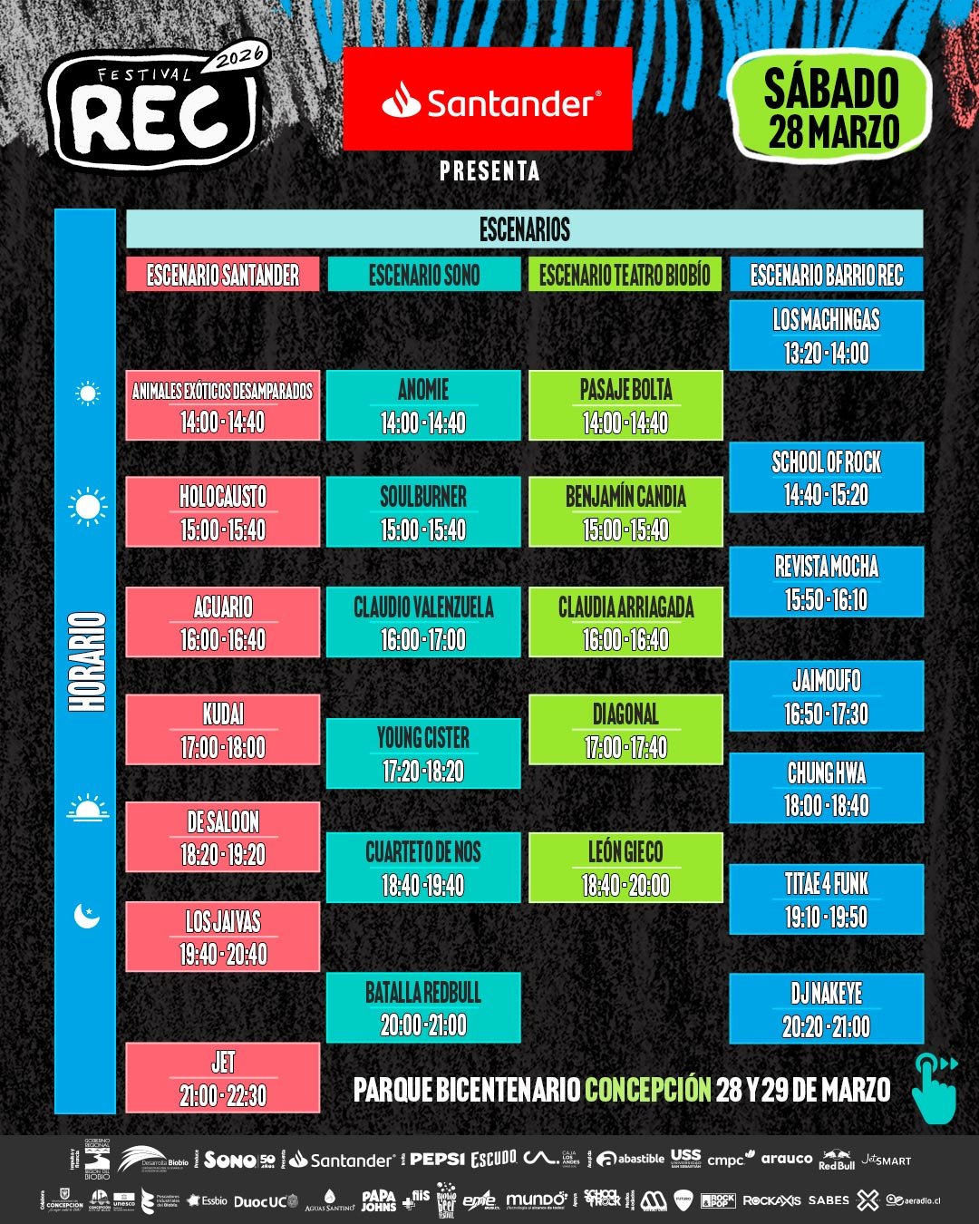 Festival REC 2026 | Sábado 28