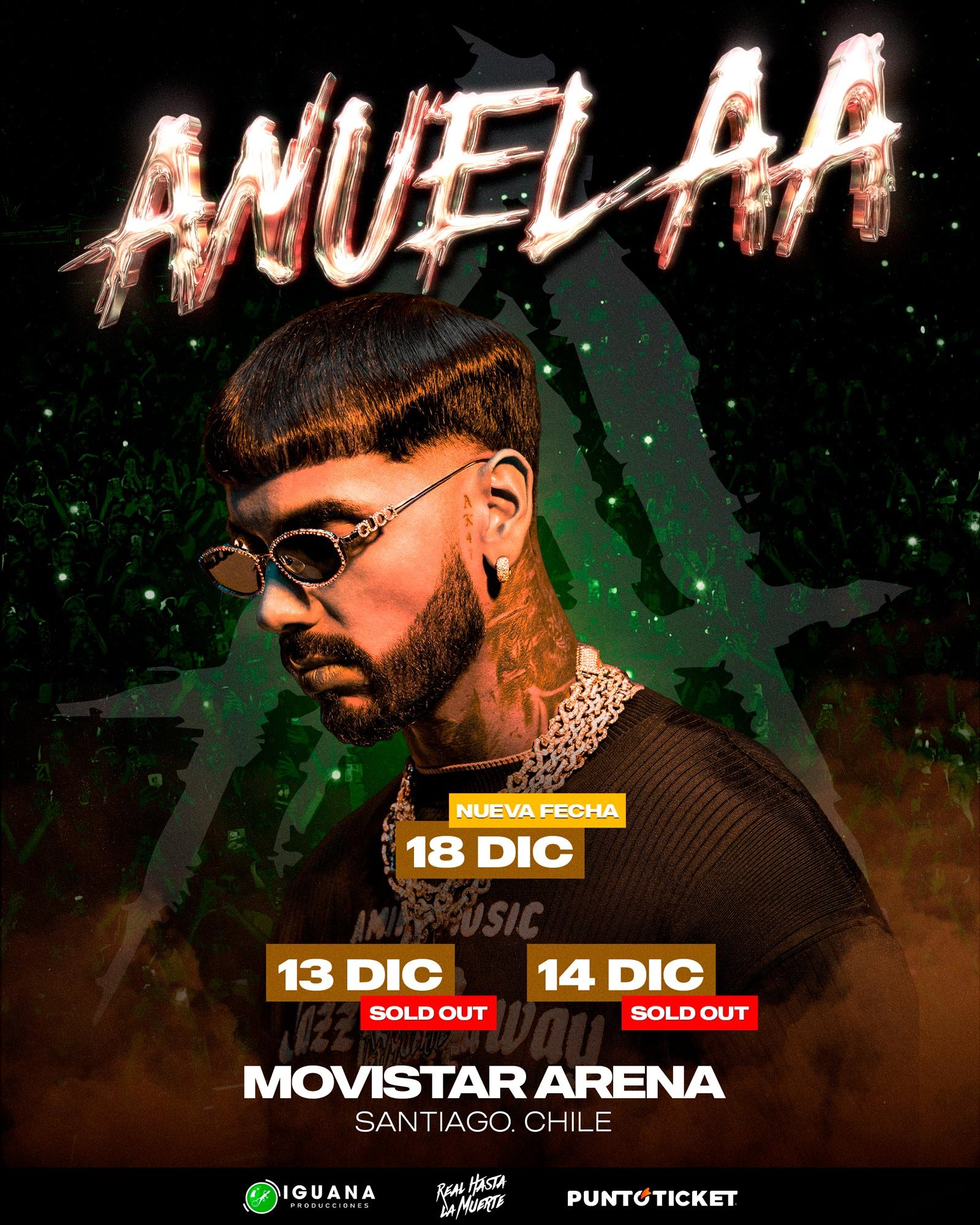 Anuel AA @ Movistar Arena | NUEVA FECHA