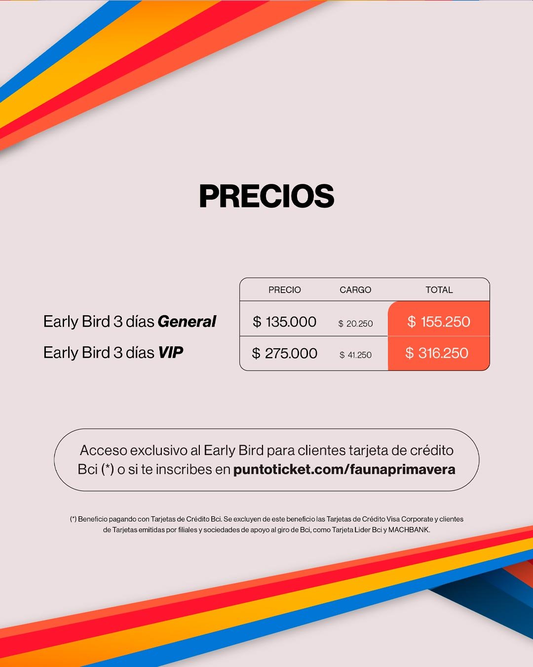 Fauna Primavera | PRECIOS