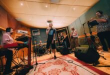 Papanegro ensayando