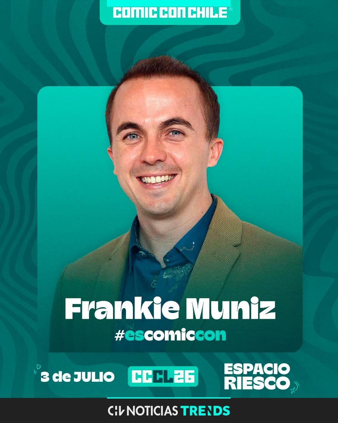 Frankie Muniz | Comic Con Chile | AFICHE