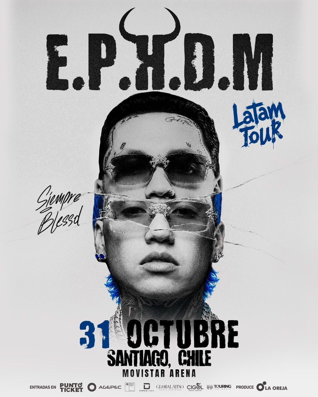 BLESSD en Chile | AFICHE