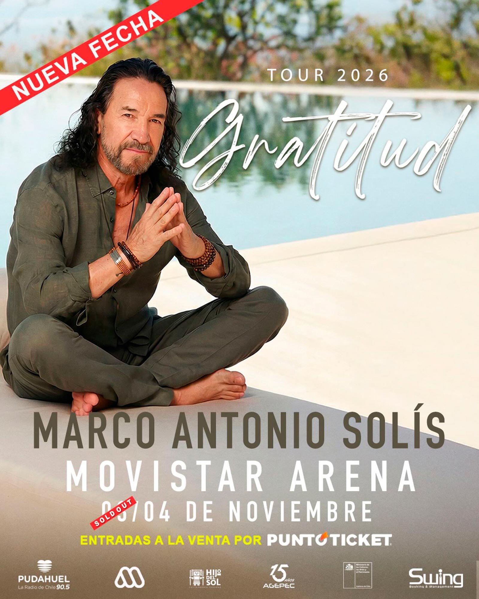 Marco Antonio Solís @ Movistar Arena | AFICHE NUEVA FECHA