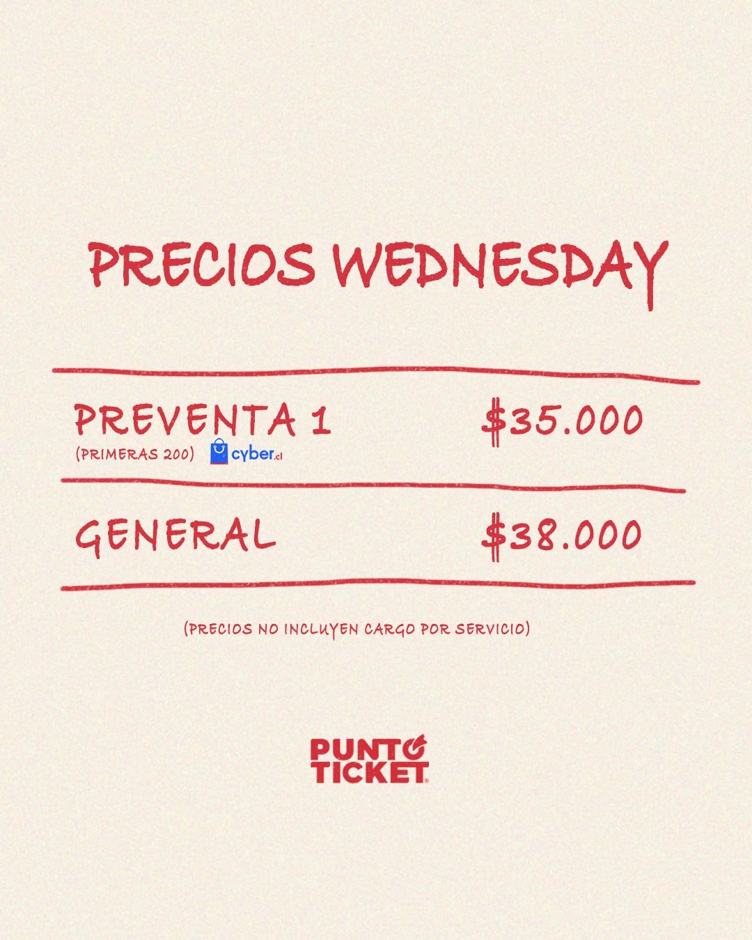 Wednesday | PRECIOS