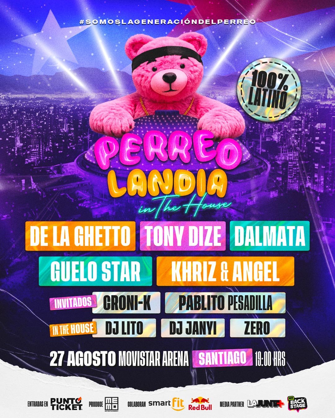 Perreolandia In The House en Movistar Arena | AFICHE
