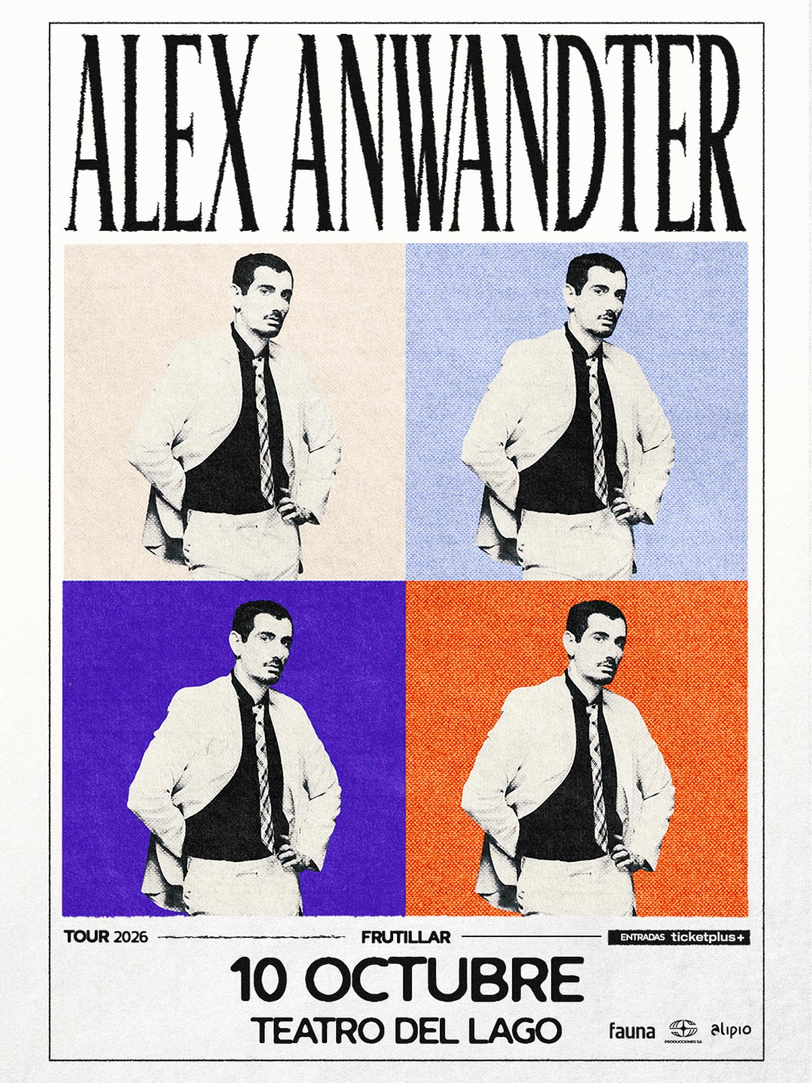 Alex Anwandter EN Teatro del Lago de Frutillar | AFICHE