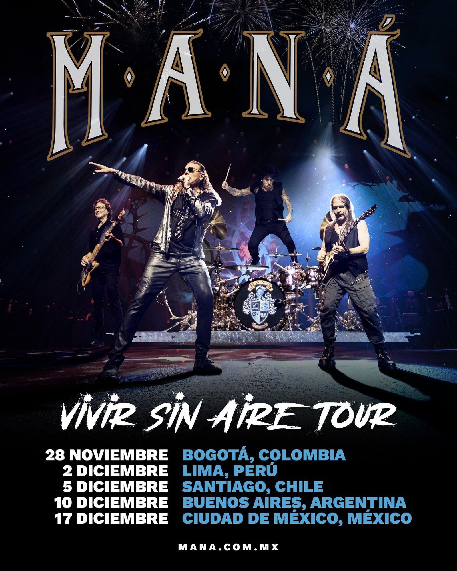 Maná en LATAM | Afiche