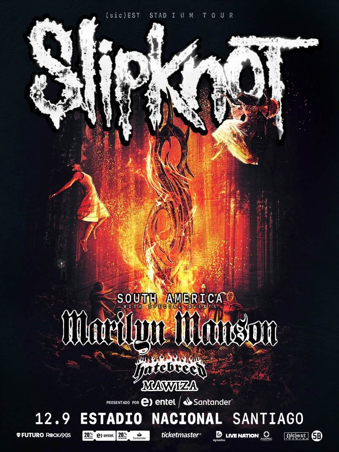 Slipknot-en-Chile-Afiche