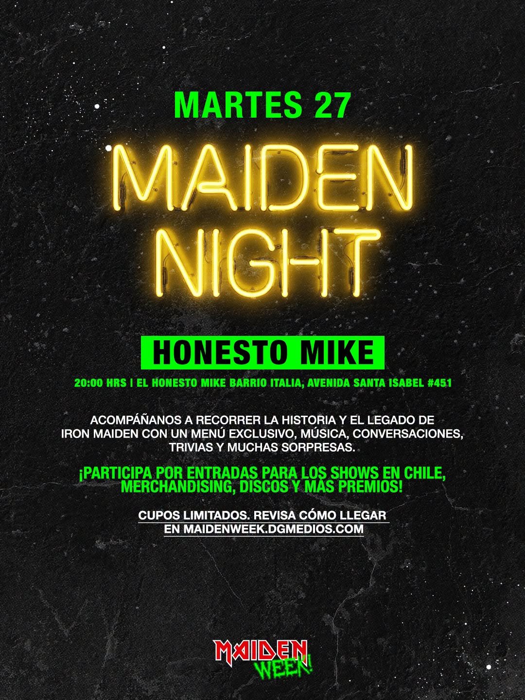 Maiden Week Chile