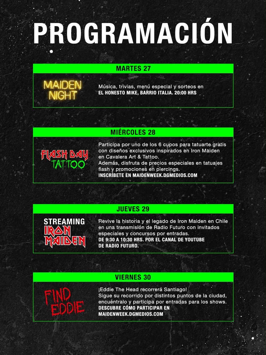 Maiden Week Chile